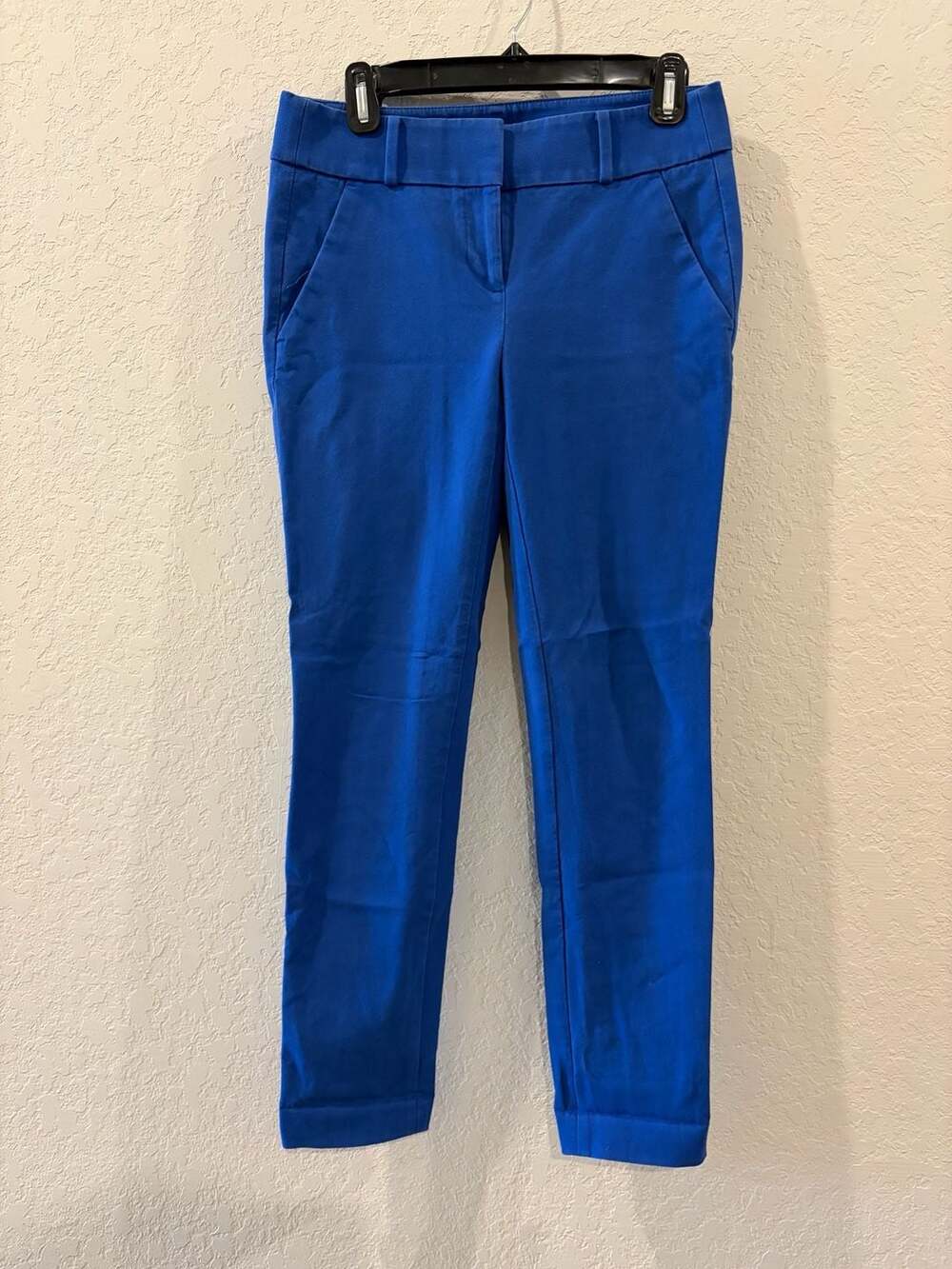 Loft Marisa Skinny Cobalt Blue Dress Trousers
